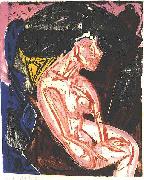 Ernst Ludwig Kirchner Female lover Germany oil painting artist